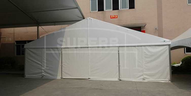 PVC roof and sidewalls events tent